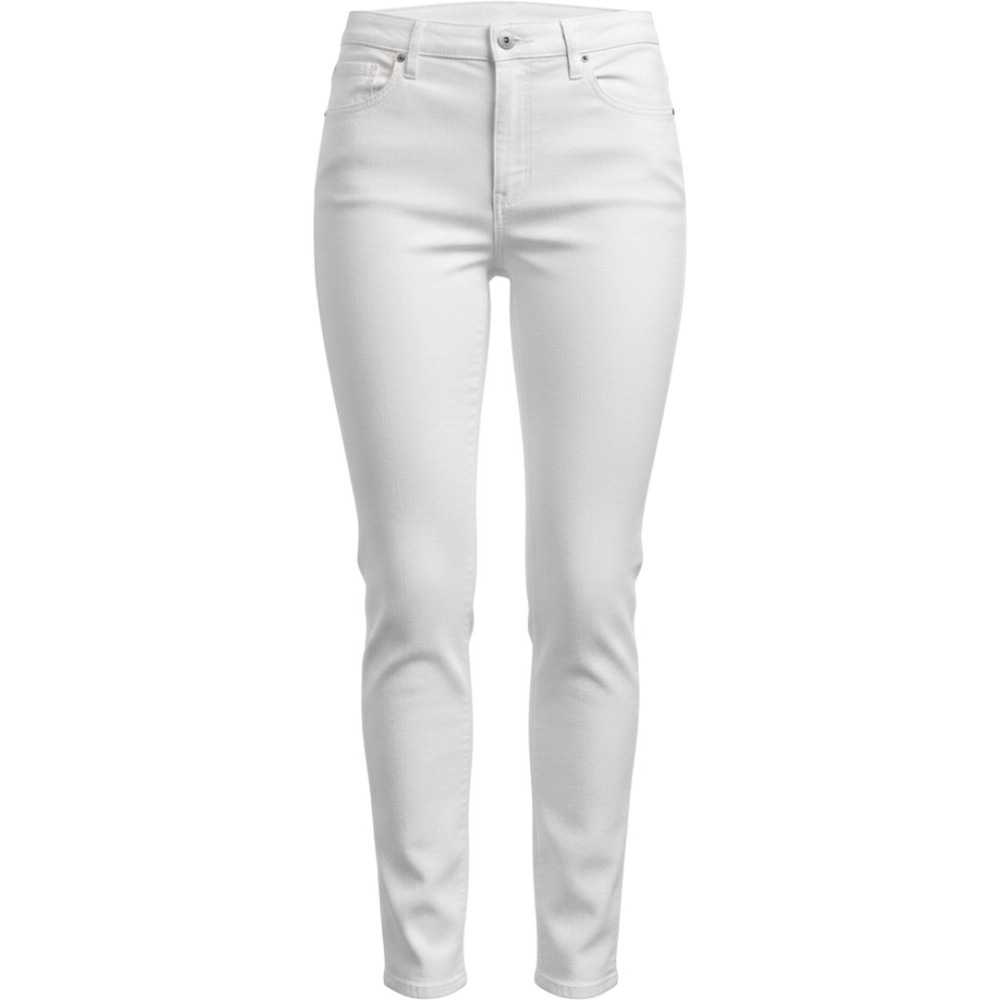 Nine West Gramercy Crop Jeans White High Rise Skinny Denim Size 10